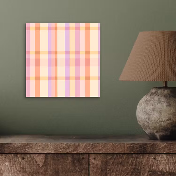 Aluminium schilderij - Pastel - uitpatroon - Geometrisch — 3