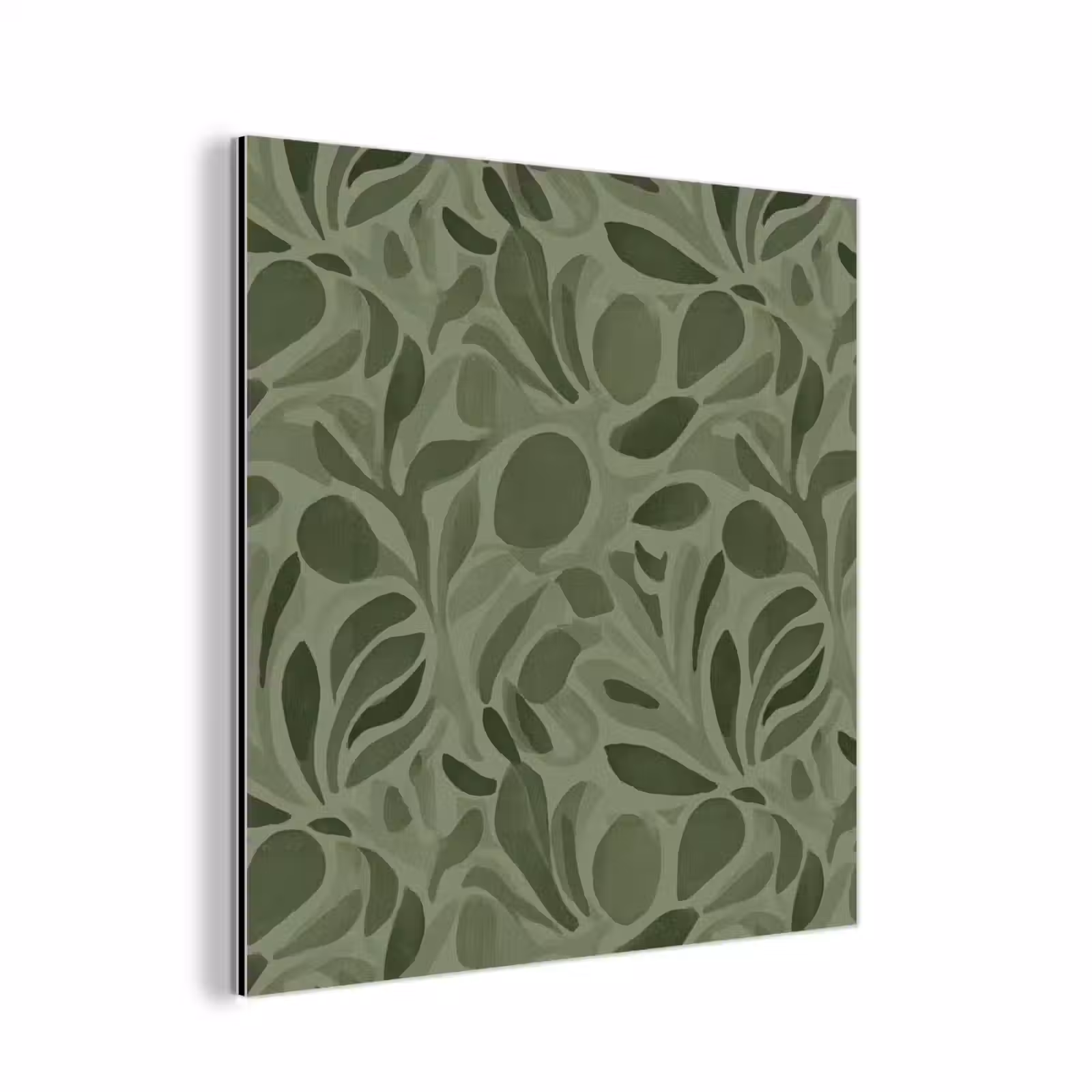 Aluminium schilderij - Sereen - Bladeren - Groen — 1