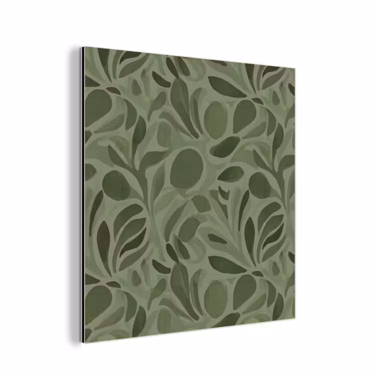 Aluminium schilderij - Sereen - Bladeren - Groen — 1