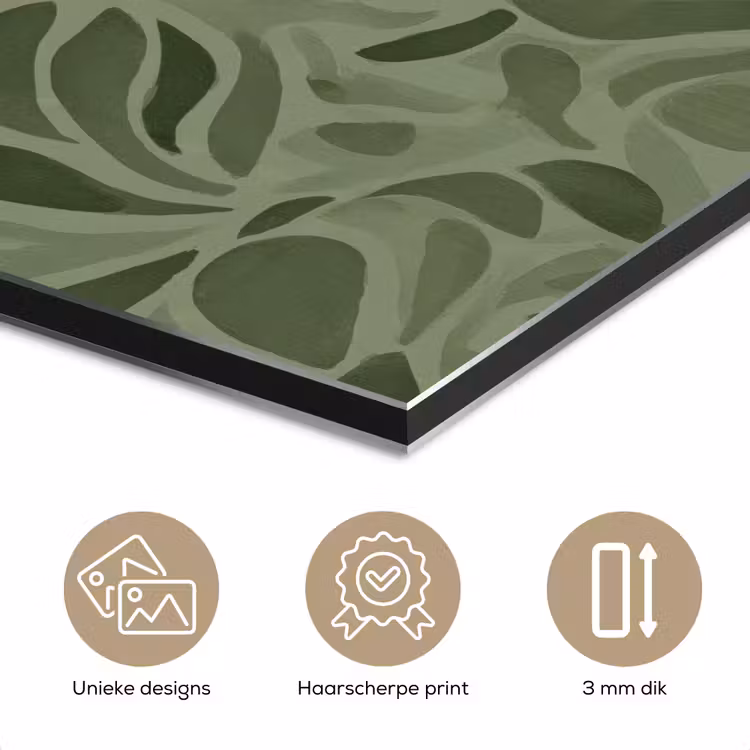 Aluminium schilderij - Sereen - Bladeren - Groen — 7