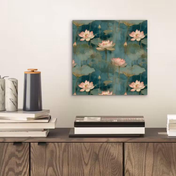 Aluminium schilderij - Botanisch - Bloemen - Roze — 2