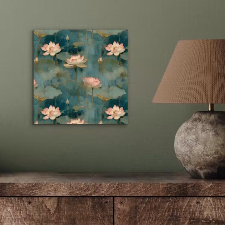 Aluminium schilderij - Botanisch - Bloemen - Roze — 3