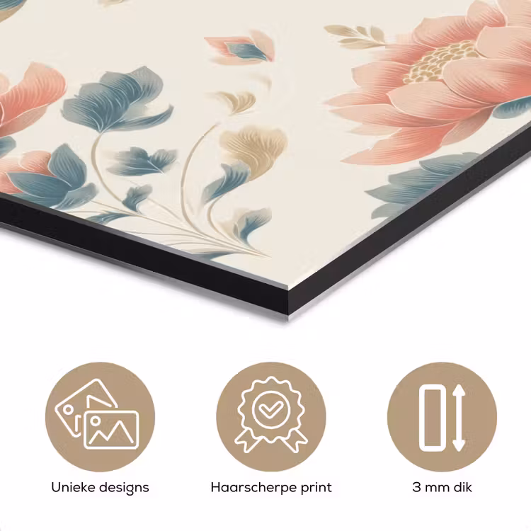 Aluminium schilderij - Lotus - Bloemen - Roze — 7