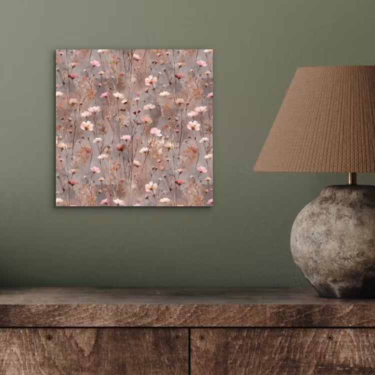 Aluminium schilderij - Bloemen - Wild - Pastel — 3