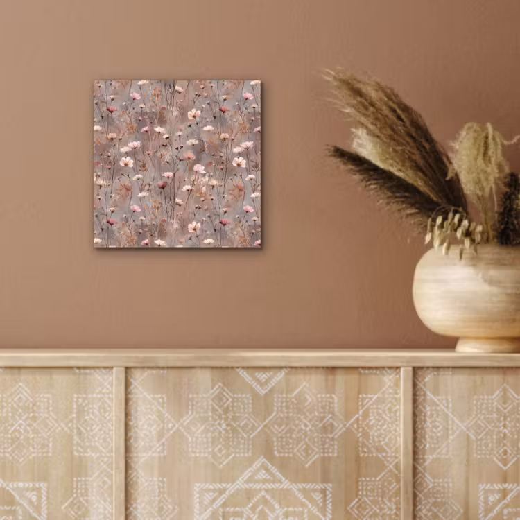 Aluminium schilderij - Bloemen - Wild - Pastel — 5