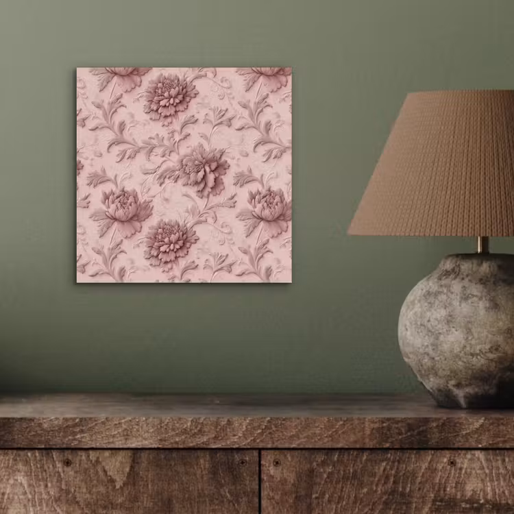 Aluminium schilderij - Reliëf - Pioenrozen - Roze — 3