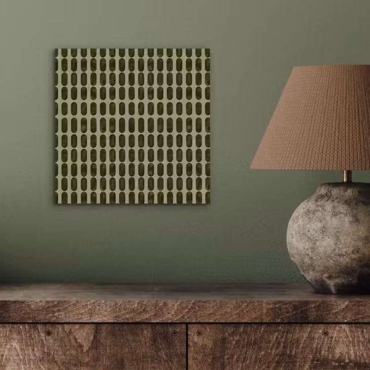 Aluminium schilderij - Ritmisch - Effect - Groen — 3