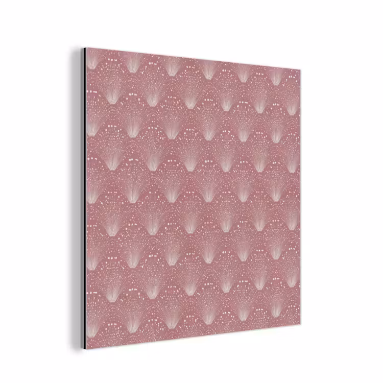 Aluminium schilderij - Trendy - Patroon - Roze — 1