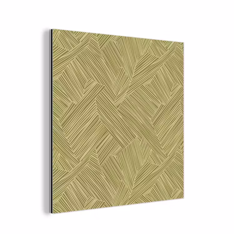 Aluminium schilderij - Abstract - Modern - Groen — 1