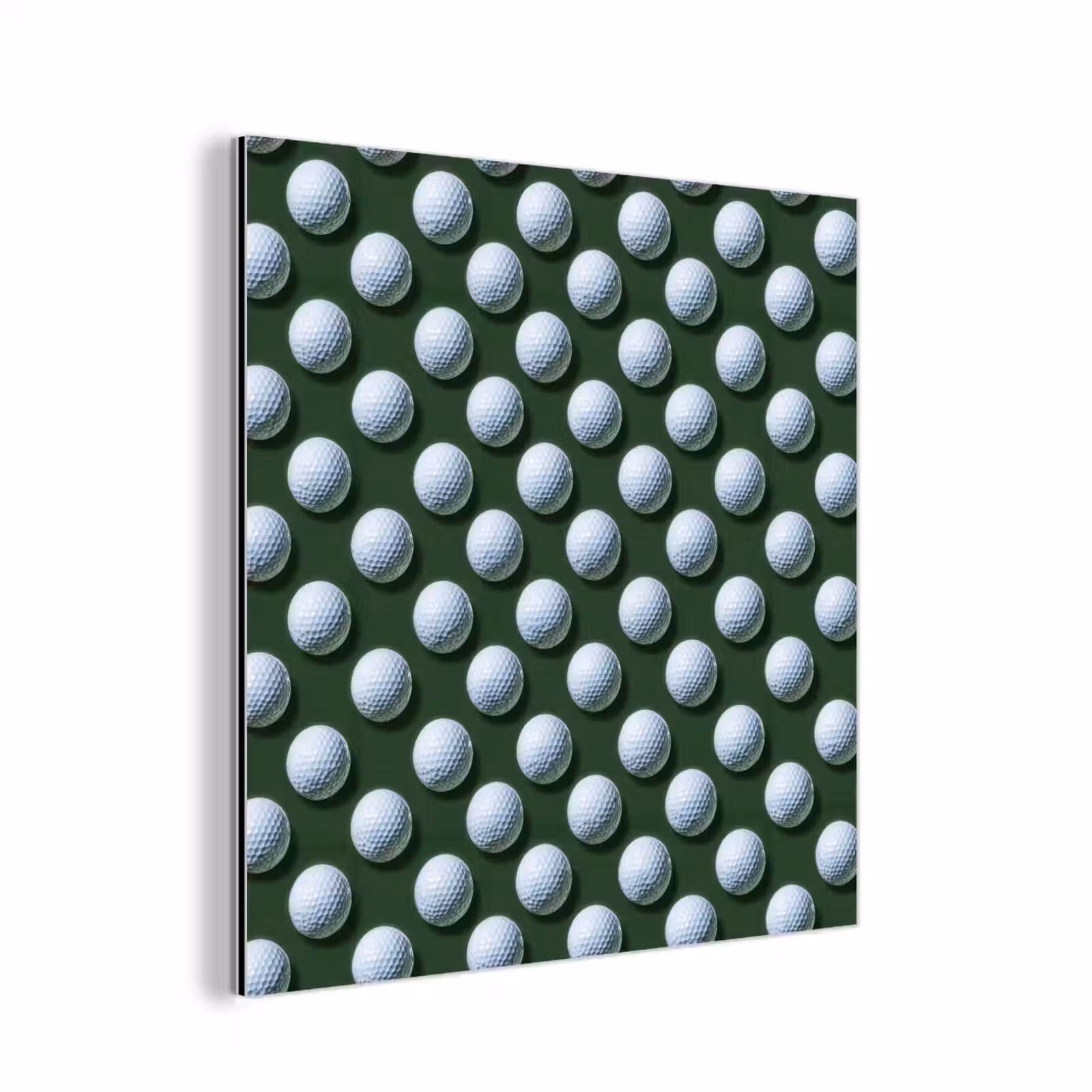 Aluminium schilderij - Ballen - Golf - Groen — 1