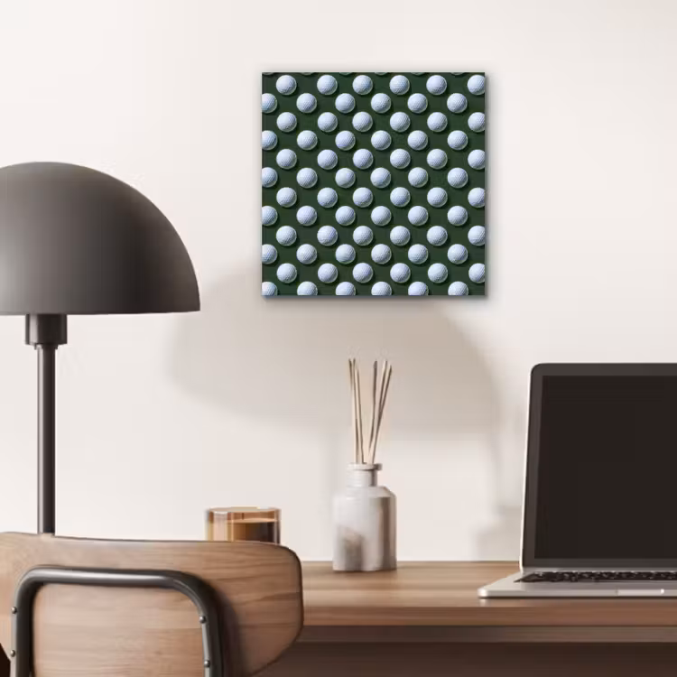 Aluminium schilderij - Ballen - Golf - Groen — 6