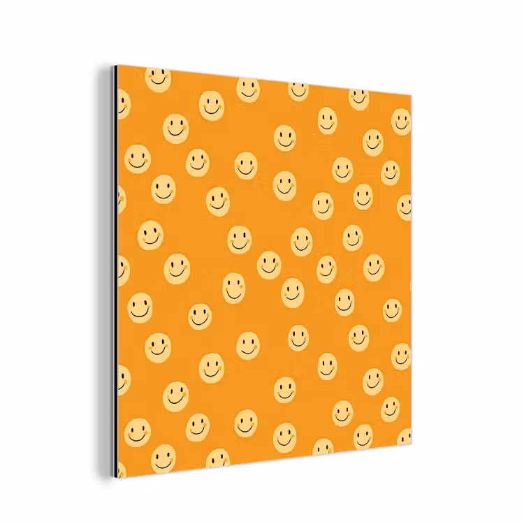 Aluminium schilderij - Smileys - Retro - Heel — 1