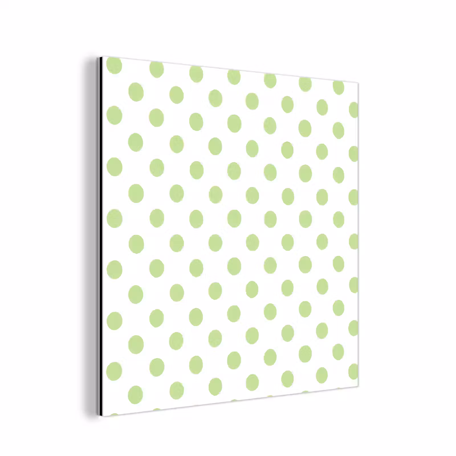 Aluminium schilderij - Dots - Klassiek - Groen — 1