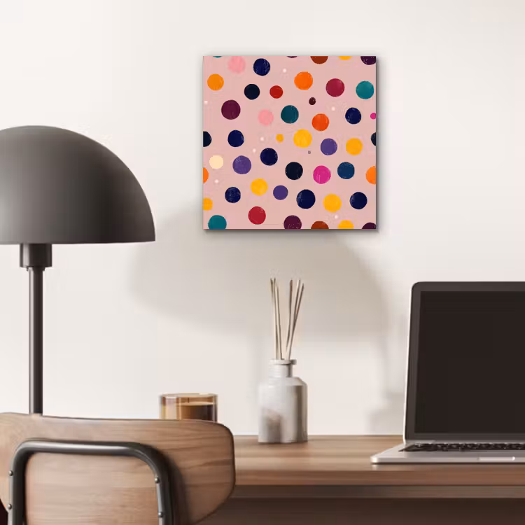 Aluminium schilderij - Cirkels - Patroon - Kleurrijk — 6