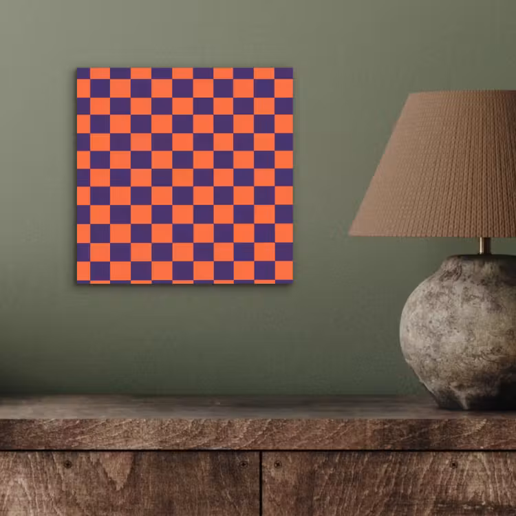 Aluminium schilderij - Patroon - Klassiek - Paars — 3