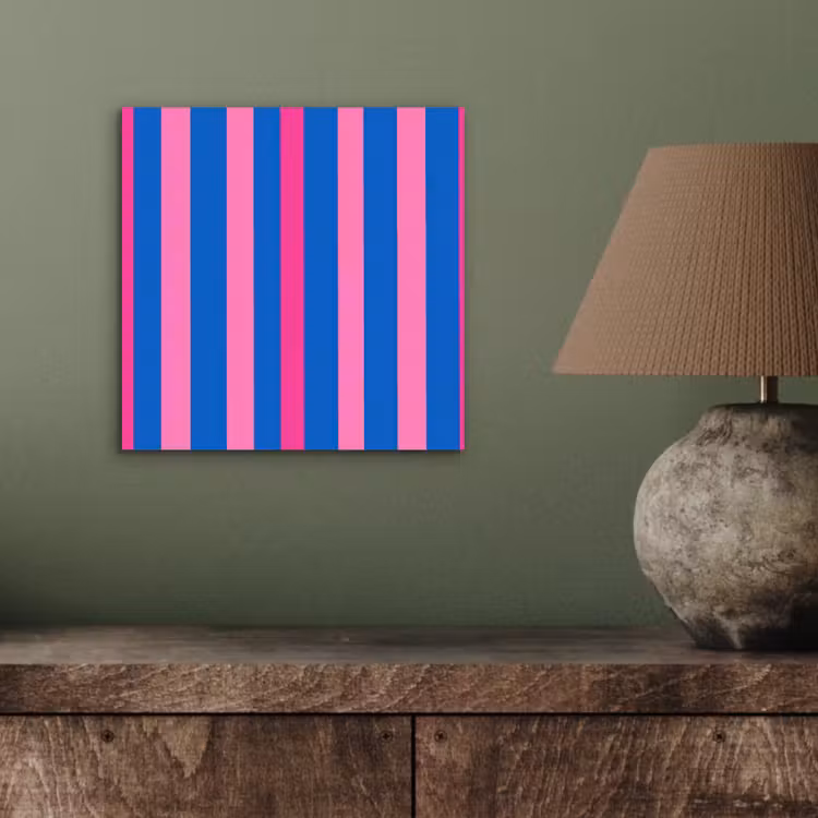 Aluminium schilderij - Modern - Optisch - Roze — 3