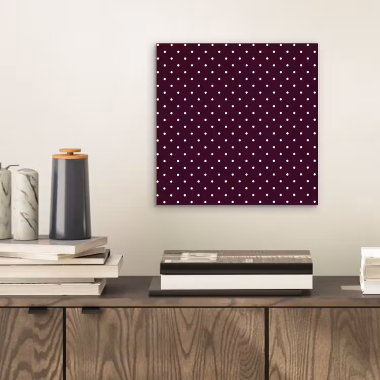 Aluminium schilderij - Stippen - Modern - Paars — 2