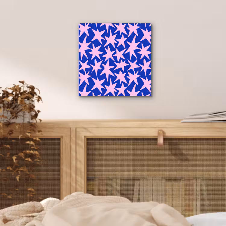Aluminium schilderij - Modern - Sterren - Blauw — 4