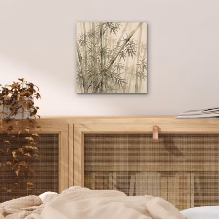 Aluminium schilderij - Bamboe - Bladeren - Aziatisch - Groen - Natuur — 4