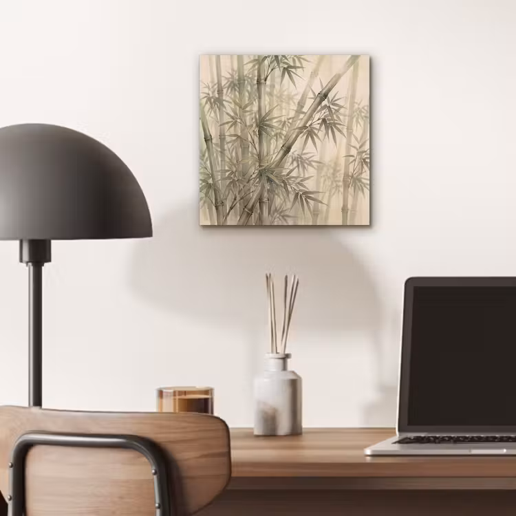 Aluminium schilderij - Bamboe - Bladeren - Aziatisch - Groen - Natuur — 6