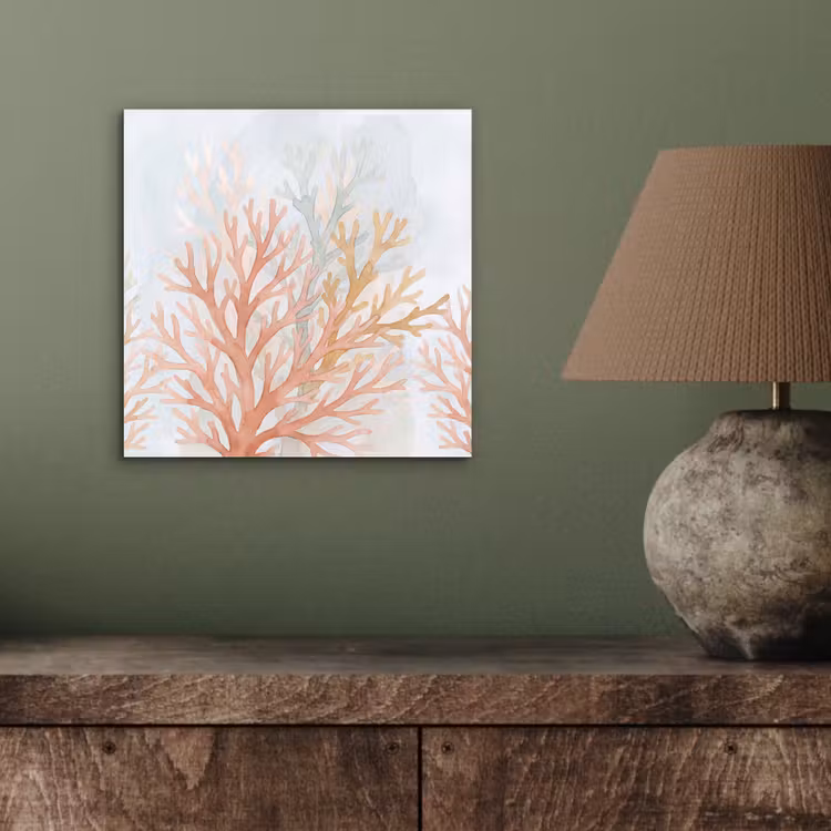 Aluminium schilderij - Natuur - Abstract - Aquarel - Organisch - Warm — 3