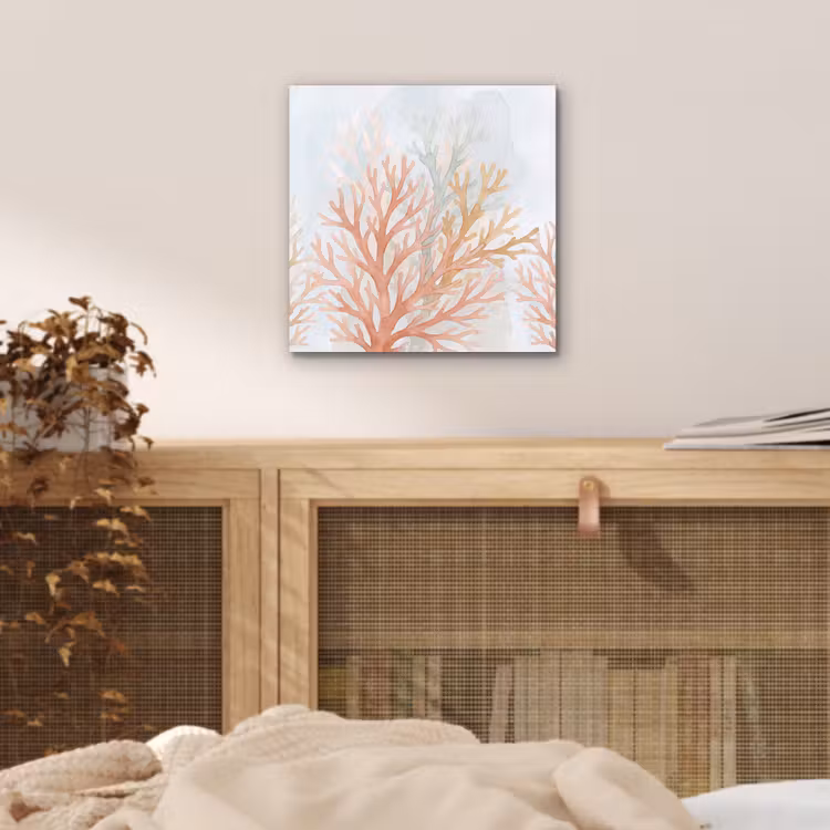 Aluminium schilderij - Natuur - Abstract - Aquarel - Organisch - Warm — 4