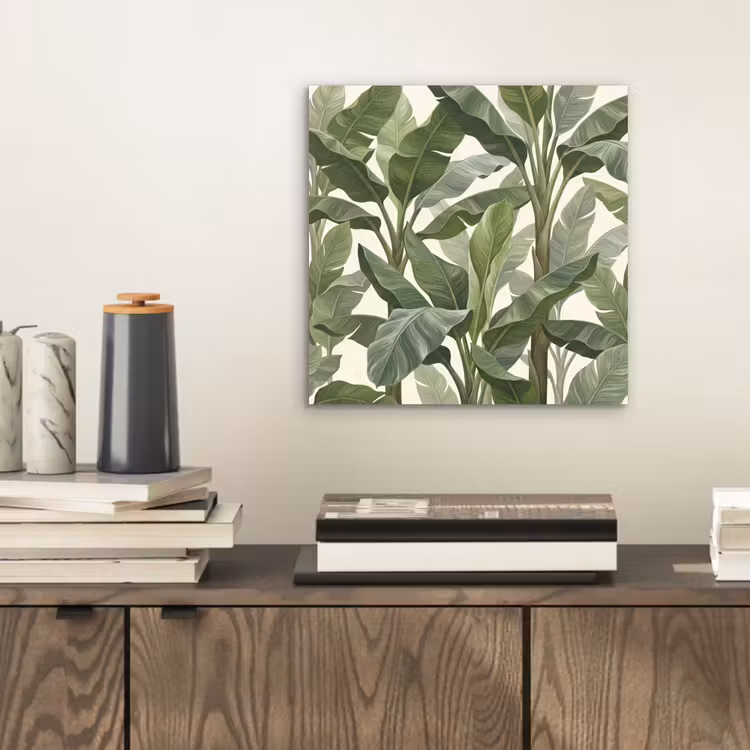 Aluminium schilderij - Planten - Bladeren - Tropisch - Groen — 2