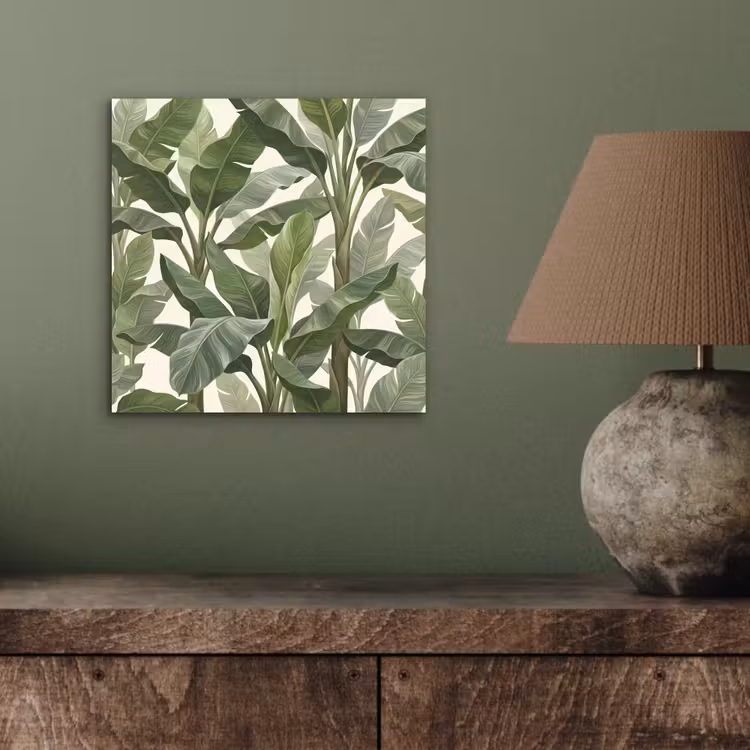 Aluminium schilderij - Planten - Bladeren - Tropisch - Groen — 3