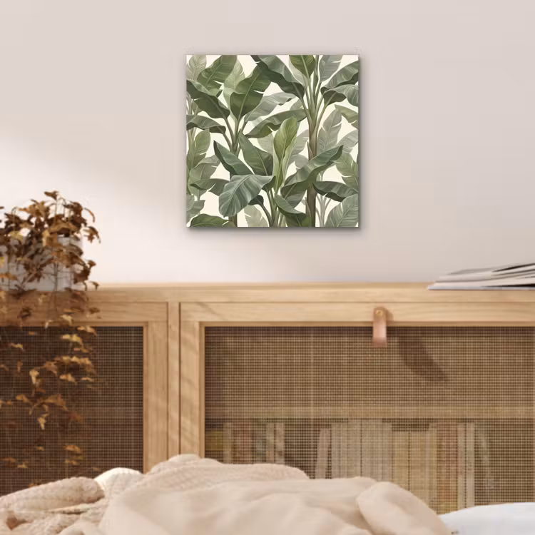 Aluminium schilderij - Planten - Bladeren - Tropisch - Groen — 4