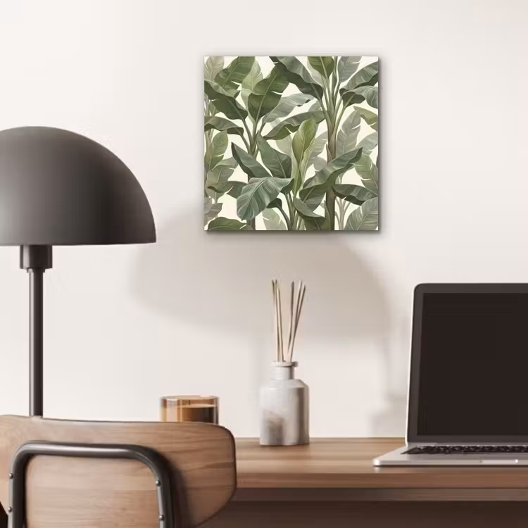Aluminium schilderij - Planten - Bladeren - Tropisch - Groen — 6