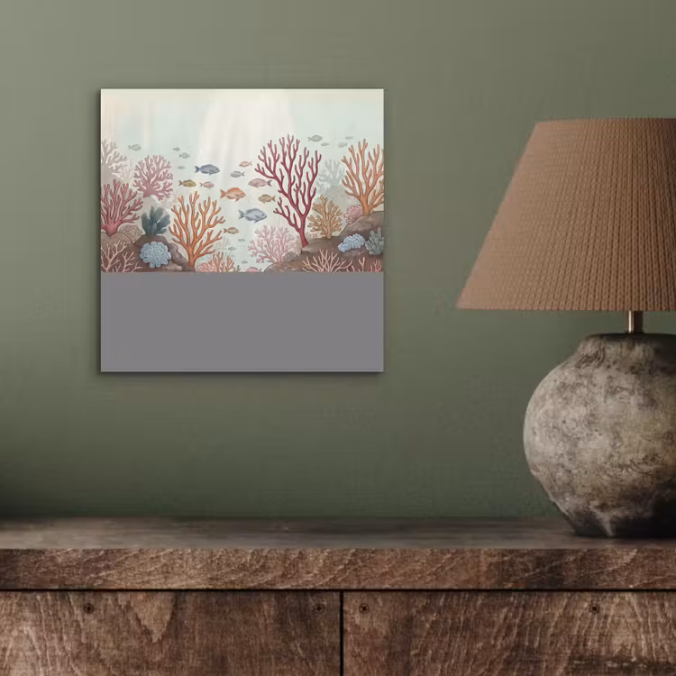 Aluminium schilderij - Onderwater - Koraal - Vis - Natuur — 3