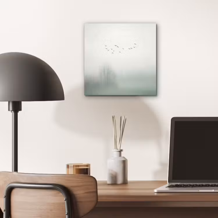 Aluminium schilderij - Vogel - Vlucht - Natuur - Minimalistisch — 6
