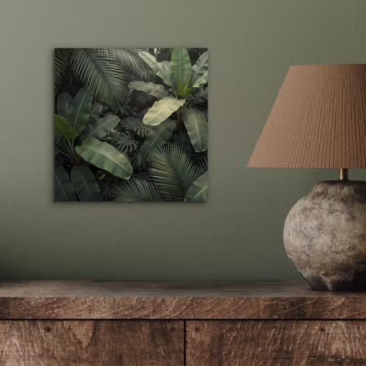 Aluminium schilderij - Bladeren - Groen - Tropisch - Natuur — 3