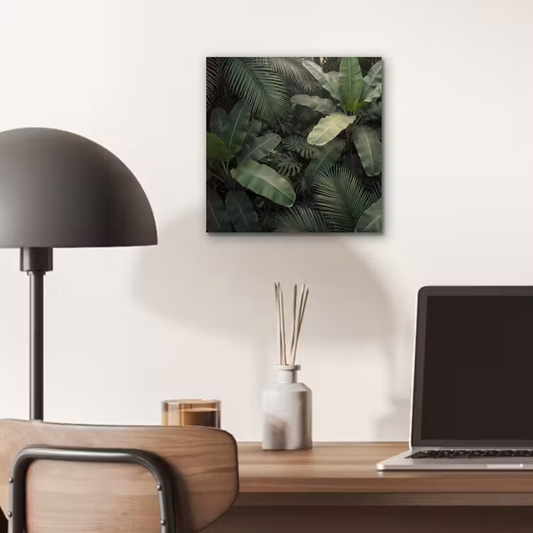 Aluminium schilderij - Bladeren - Groen - Tropisch - Natuur — 6