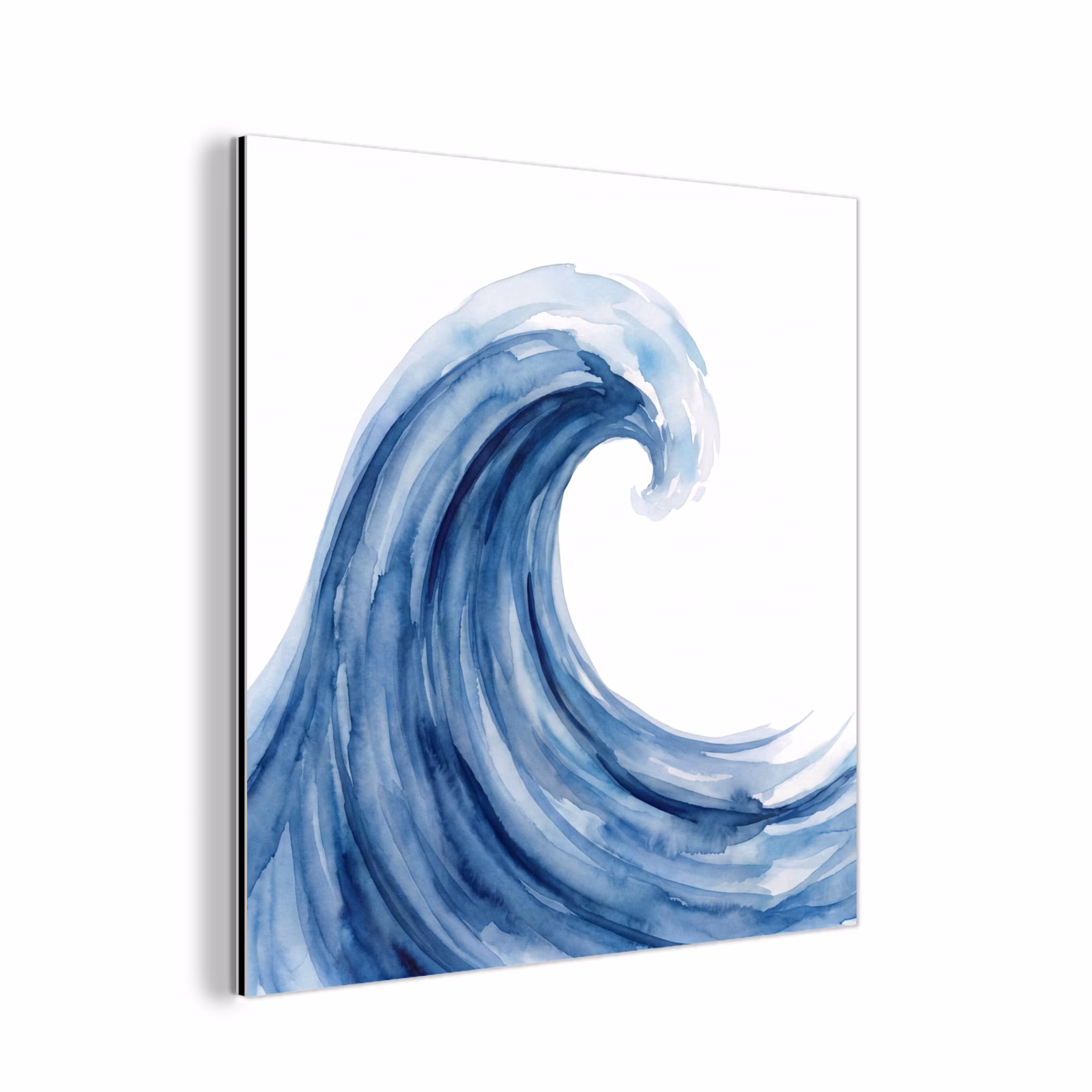 Aluminium schilderij - Water - Beweging - Natuur - Modern - Blauw — 1
