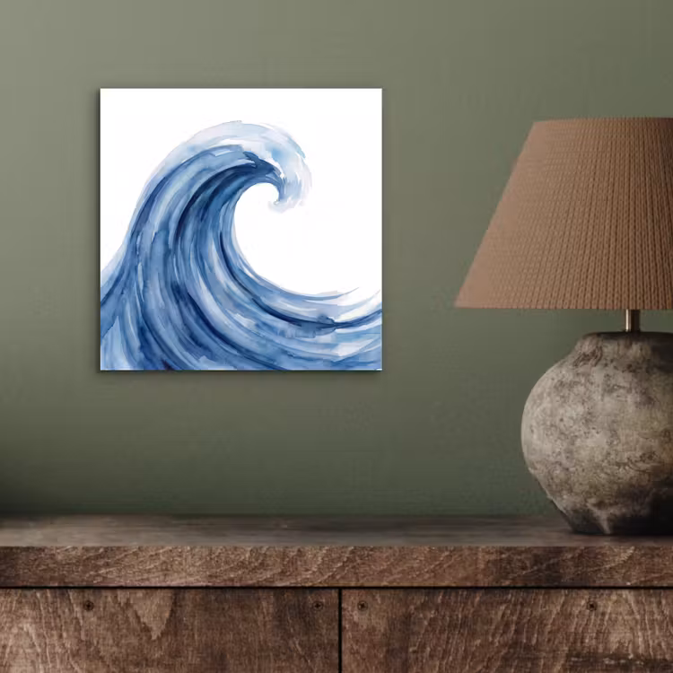 Aluminium schilderij - Water - Beweging - Natuur - Modern - Blauw — 3