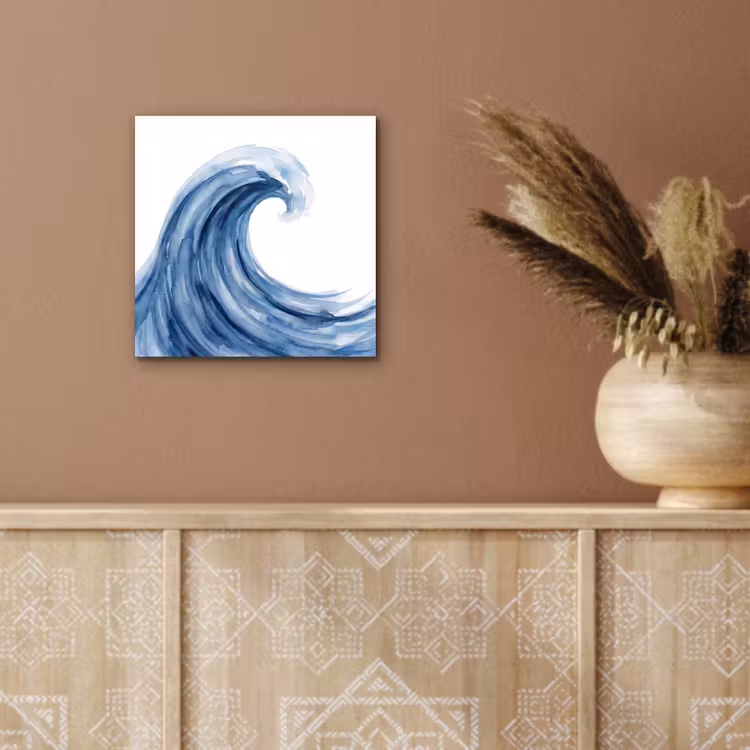 Aluminium schilderij - Water - Beweging - Natuur - Modern - Blauw — 5