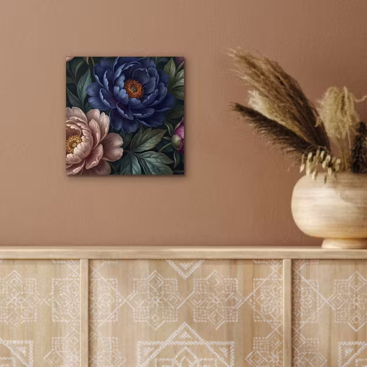 Aluminium schilderij - Bloemen - Vlinder - Natuur - Modern - Paars — 5