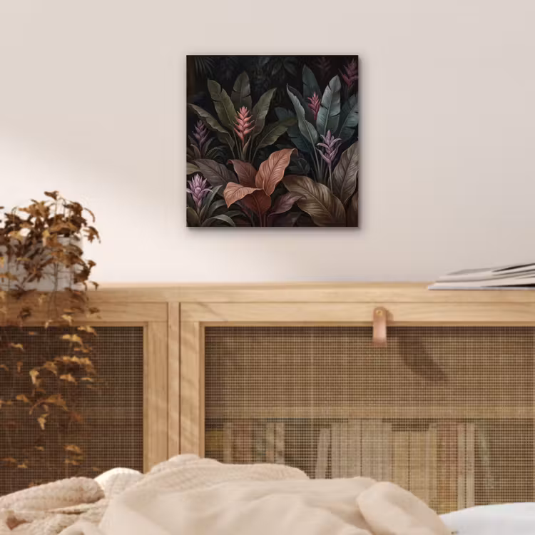 Aluminium schilderij - Planten - Tropisch - Jungle - Donker - Natuur — 4