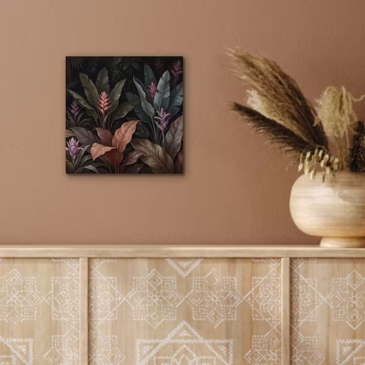 Aluminium schilderij - Planten - Tropisch - Jungle - Donker - Natuur — 5