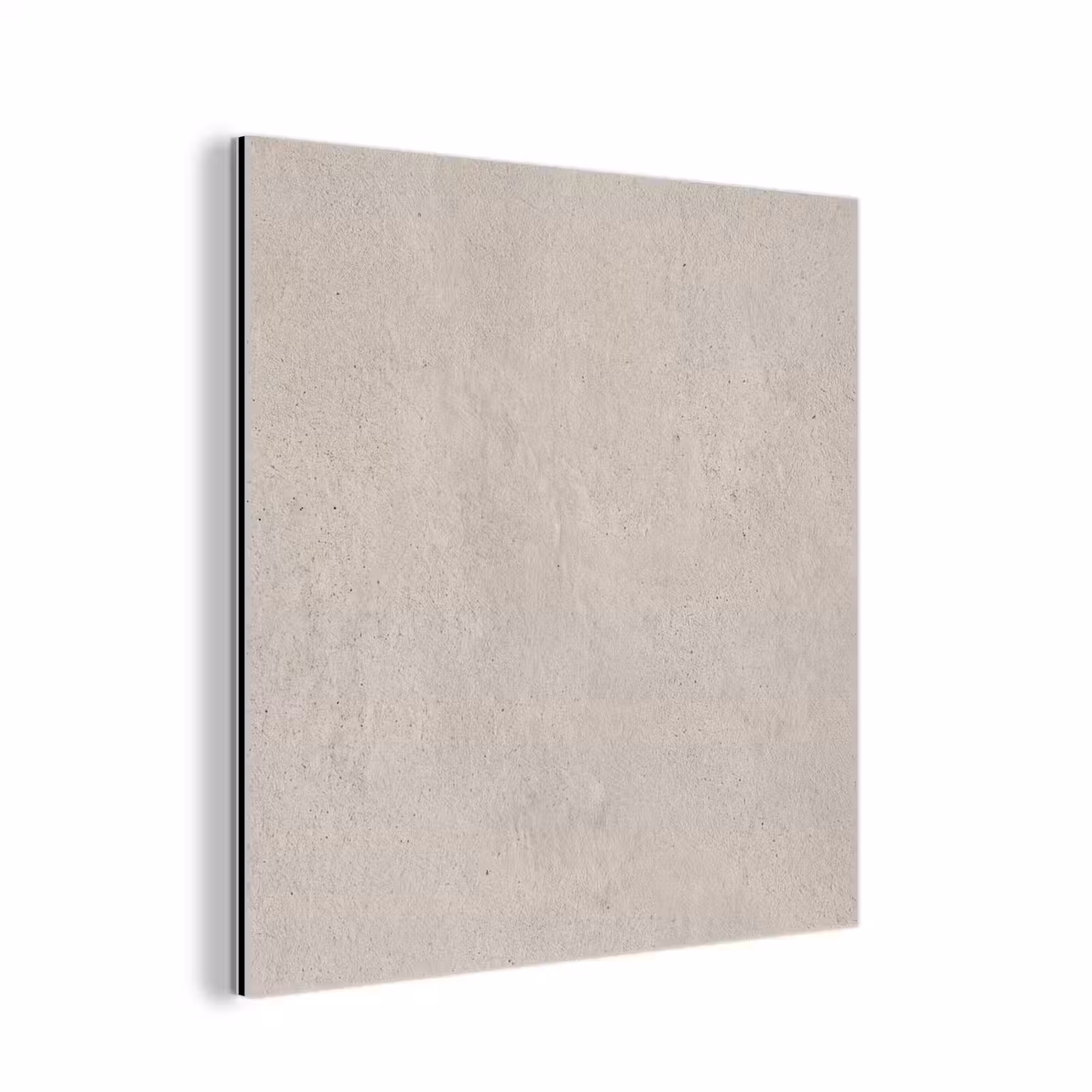 Aluminium schilderij - Textuur - Effen - Abstract - Beige — 1