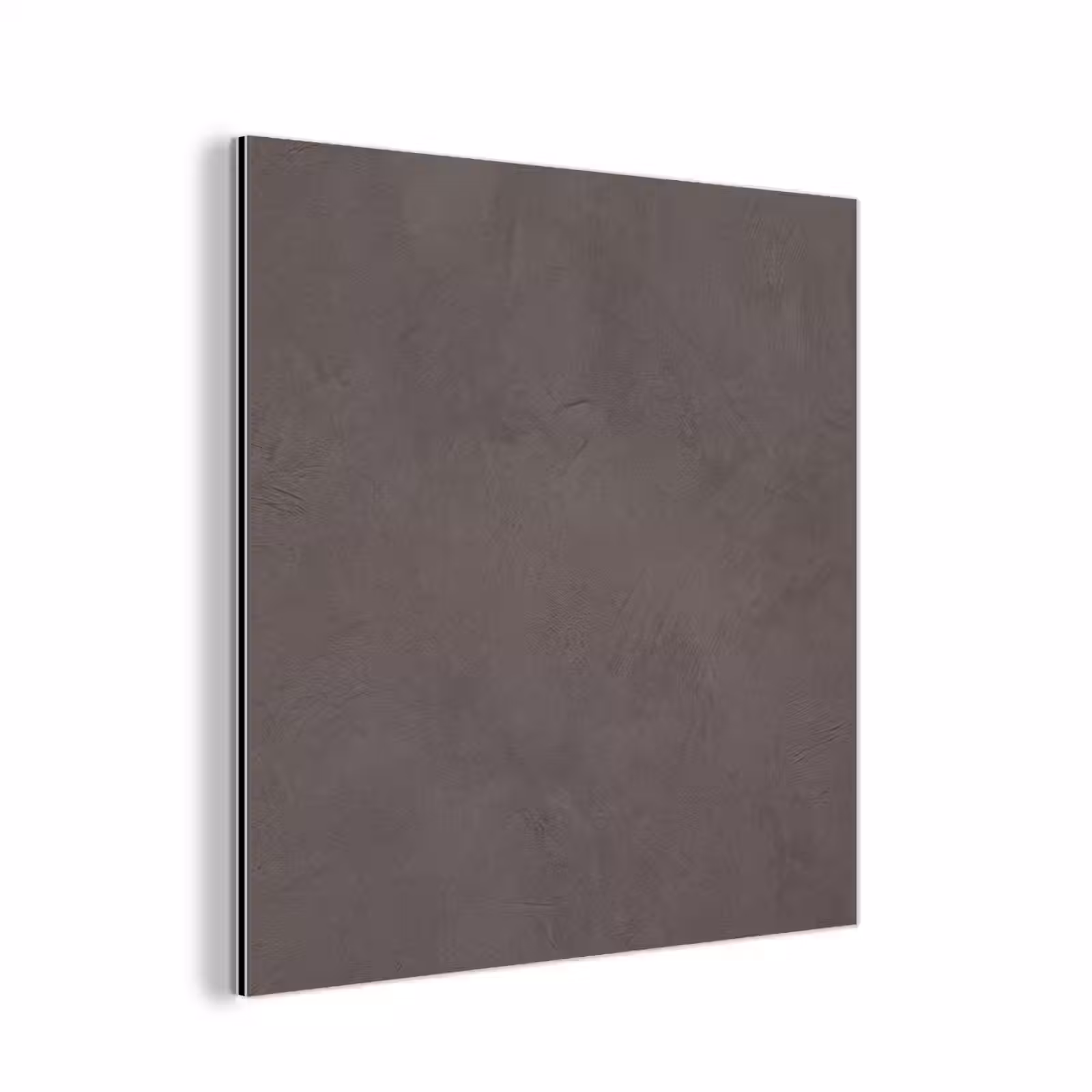 Aluminium schilderij - Textuur - Grijs - Modern - Abstract - Oppervlak — 1