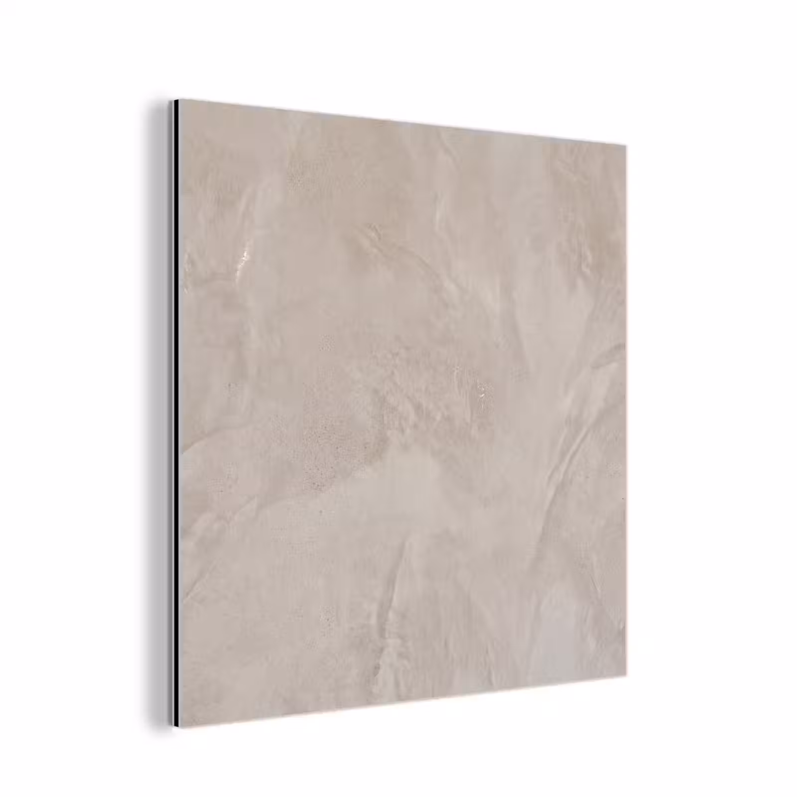 Aluminium schilderij - Textuur - Wand - Modern - Beige - Abstract — 1