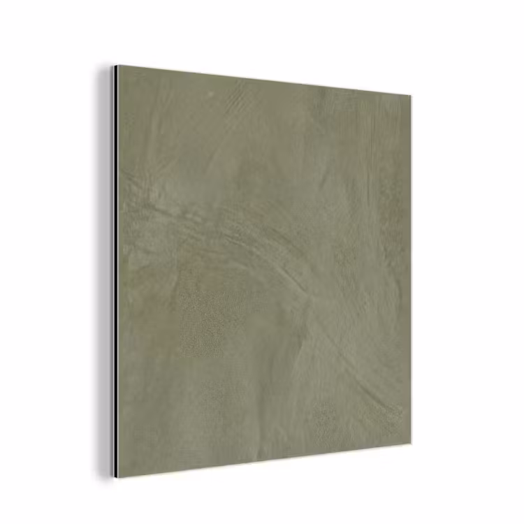 Aluminium schilderij - Textuur - Betonlook - Achtergrond - Modern - Groen — 1