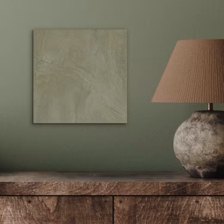 Aluminium schilderij - Textuur - Betonlook - Achtergrond - Modern - Groen — 3