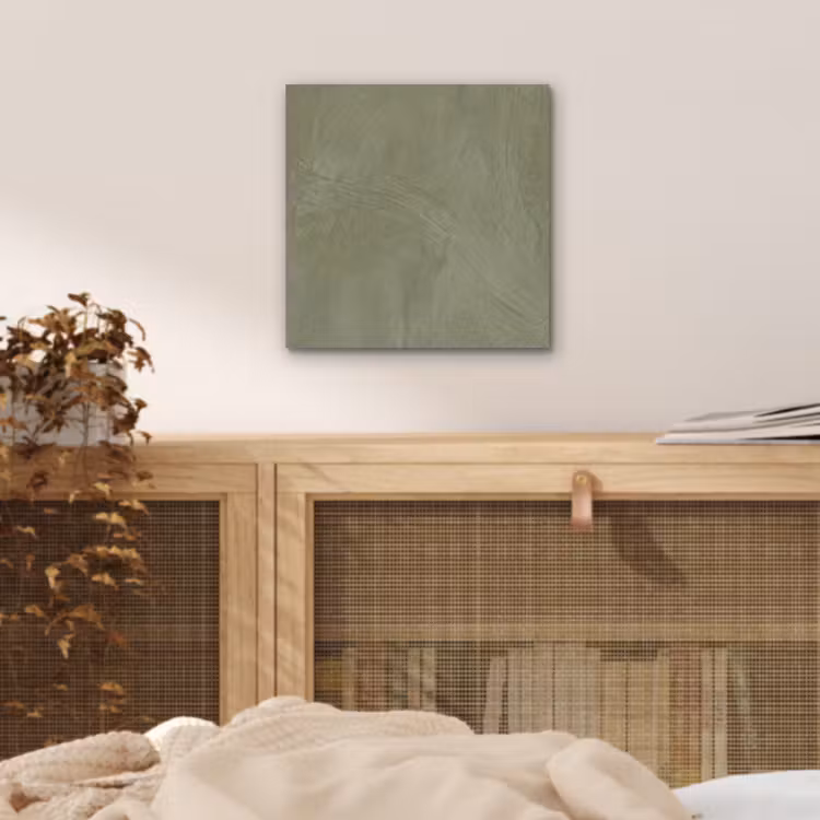 Aluminium schilderij - Textuur - Betonlook - Achtergrond - Modern - Groen — 4