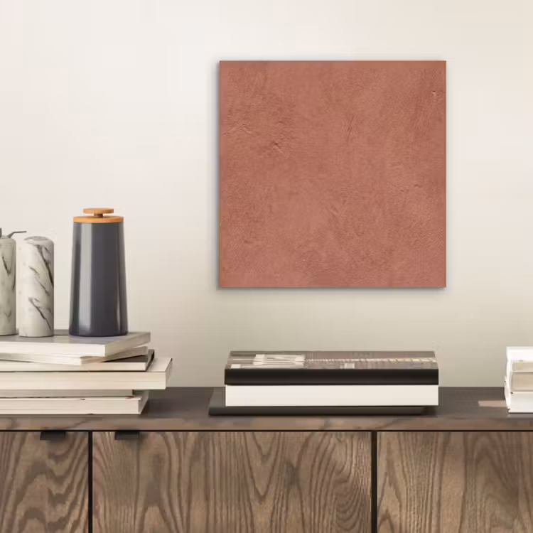Aluminium schilderij - Textuur - Roodbruin - Grof - Modern — 2