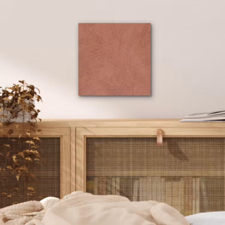 Aluminium schilderij - Textuur - Roodbruin - Grof - Modern — 4