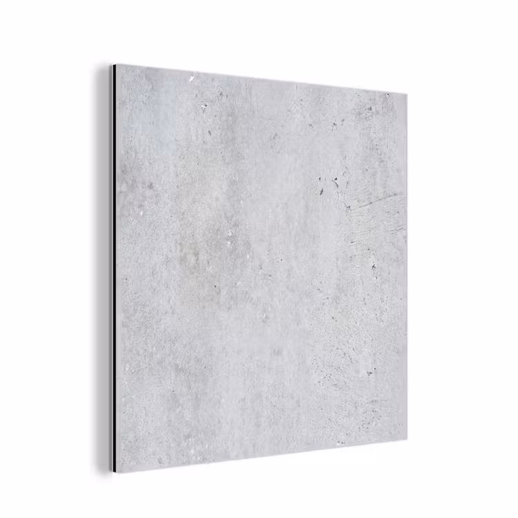 Aluminium schilderij - Beton - Textuur - Achtergrond - Grijs - Industrieel — 1