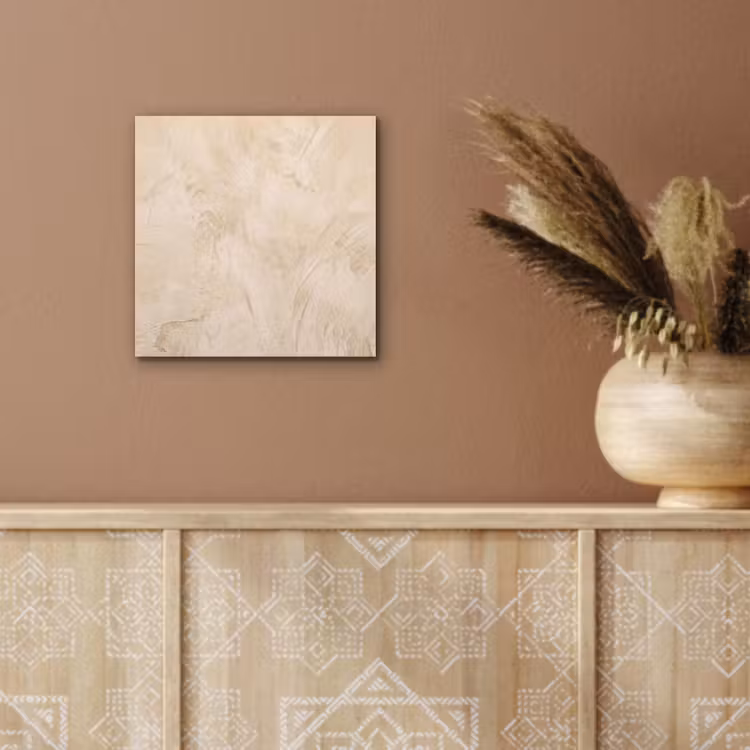 Aluminium schilderij - Textuur - Patroon - Abstract - Modern - Beige — 5